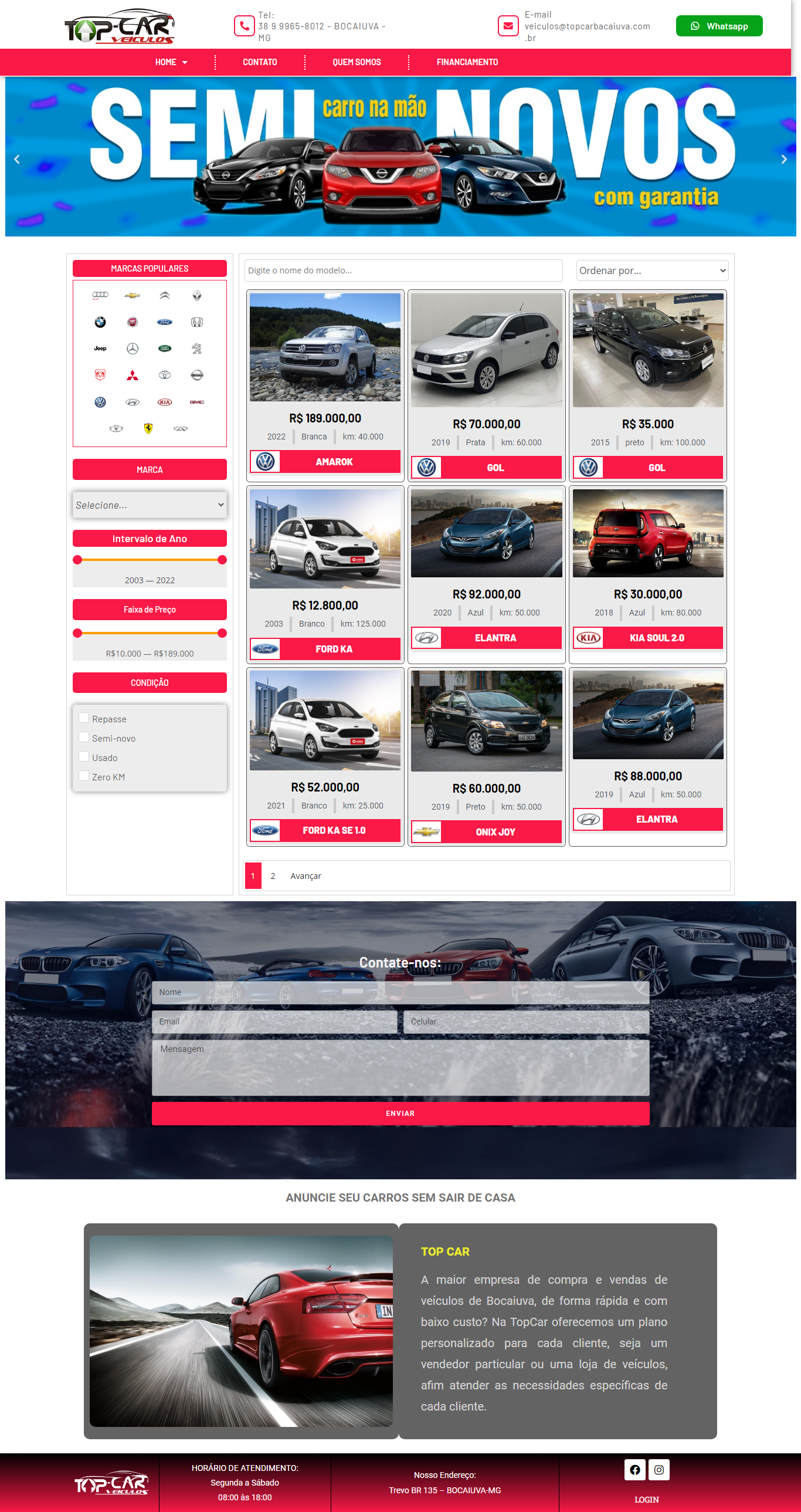 print carros site