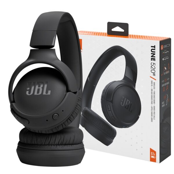 FONE DE OUVIDO SEM FIO JBL TUNE 520 BLUETOOTH COM MICROFONE